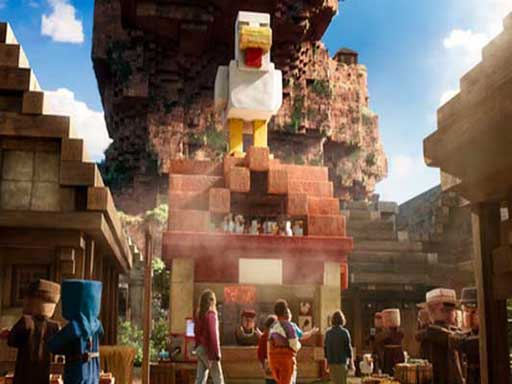 Blocky Lava Chicken Puzzle